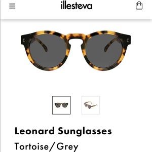 Illesteva sunglasses - tortoise grey